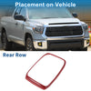 Toyota Tundra Rear Row Headlight Trim Bezel Red (2014–2021)