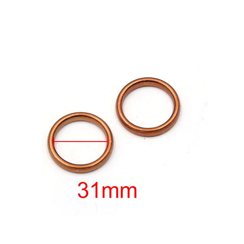 Universal Gasket / 48 x 39mm OD / Exhaust Pipe Muffler Gasket