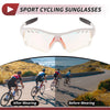 Motorcycle Riding Light Red Lens White Frame PC TPU Sunglasses Goggles