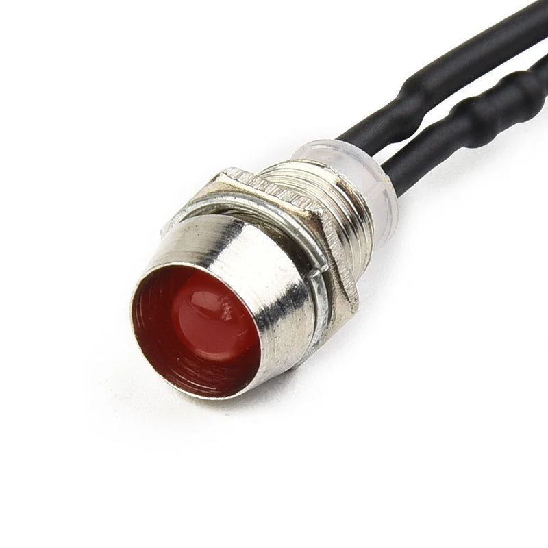 DASH Panel Car Truck 10pc 8mm LED Indicator Light Bulb Warn Light Lamp
