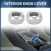 Seat Heated Switch Knob Cover Ring Infiniti G37 (2007-2013) Silver Tone