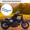 Motorcycle Hand Guard 1 Set Universal Knuckle Guard Protector Blue Alloy