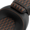 Harley Road Glide Orange Stitching Pillion Seat (2009 - 2023)
