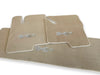 Hummer H2 with H2 Emblem Beige Tailored Floor Mats (2003-2009)