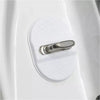 Universal Models White Carbon Fiber Style Car Lock Cover Trim