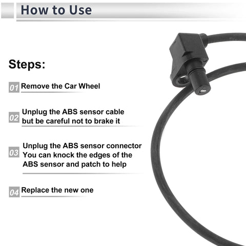 Chevrolet Blazer (1998-2005) Front Left / Right ABS Wheel Speed Sensor