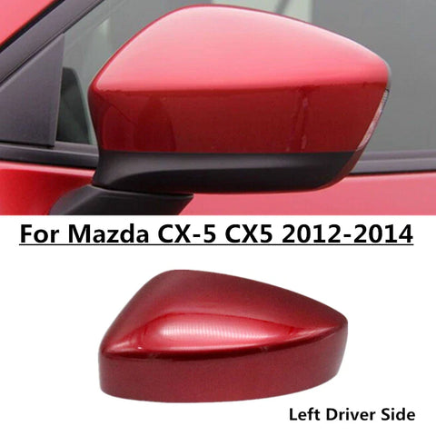Mazda CX-5 Red Left Driver Side Rearview Mirror Cap Cover (2012–2014)