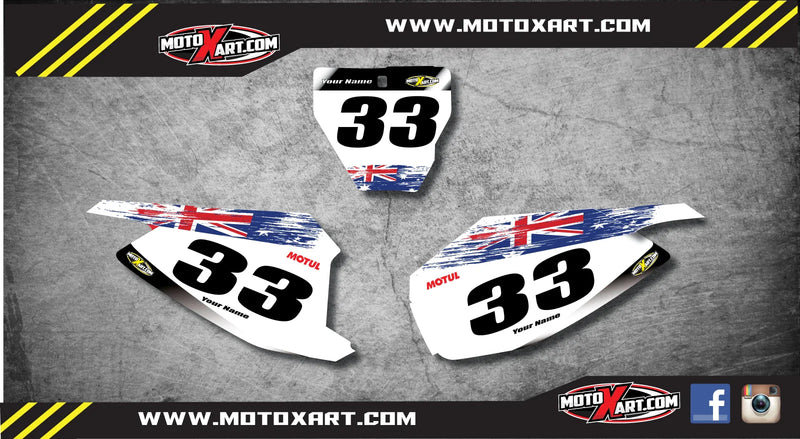 Husqvarna TC125 FC250-450 Custom Number Stickers (2016-2017)