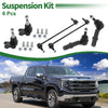 GMC Acadia 6 x Front Suspension Kit Tie Rod Ends Sway Bar Link Ball Joint