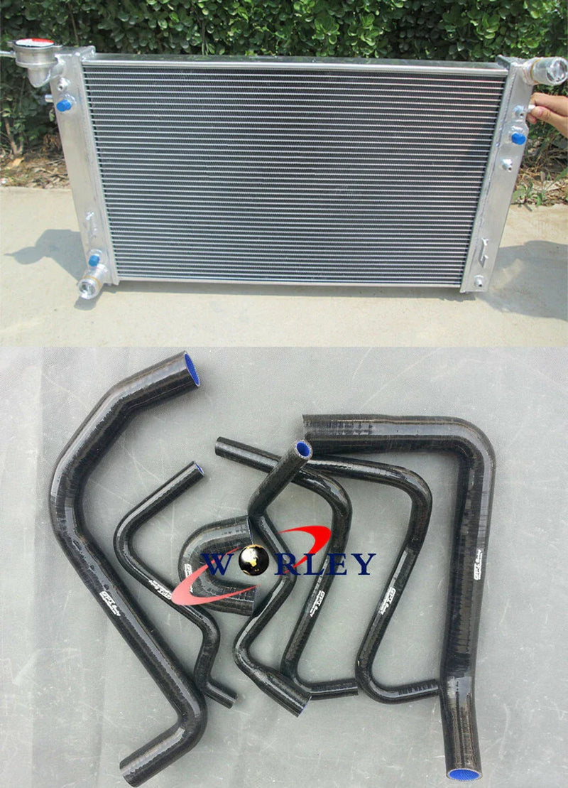 Holden Commodore VT VU VX HSV 3.8L V6 Alloy Radiator & Black Silicone Hose