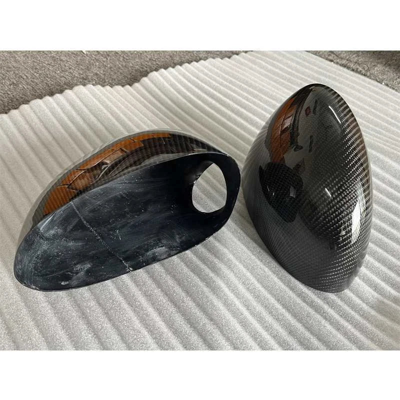 BMW M3 E46 2001-2006 Real Carbon Fiber Add-on Side Mirror Cover Caps