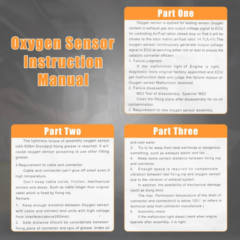 Chevrolet Silverado 3500 1 x Downstream Oxygen Sensor (2002 - 2006)