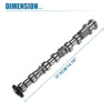 Dodge (2011-2019) - Silver Tone, 1 x Piece Intake Camshaft