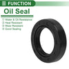 Car Oil Seal 35x55x12mm Seal Ring Rotary Shaft NBR Rubber Black
