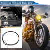 Bike 200cm Brake Clutch Oil Hose Line Nylon Stainless Steel Braided PU