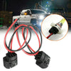 Vehicle 2x Fog Light Wiring Harness Female Plug Connector Pigtail