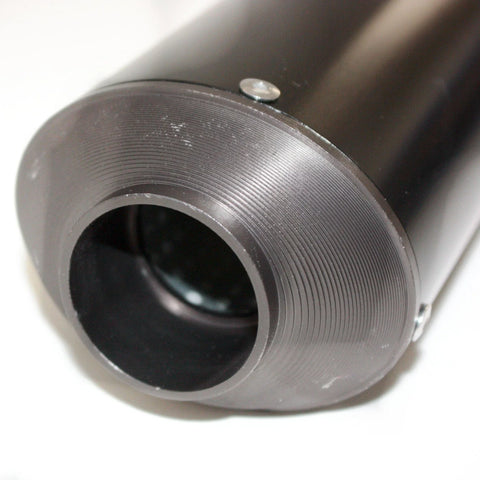 125cc 160cc Dirt Bike 38mm Chrome CNC Alloy Exhaust Muffler + Clamp