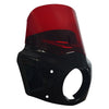Harley Dyna Super Glide 11" Red Fairing Windshield w/ 62mm Clamps (2006-2010)