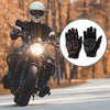 Pair XL Motorcycle Glove Heat Dissipation Cycling Glove Black Red Polar Fleece