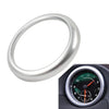 Porsche 911 718 Boxster Cayenne Macan Silver Stopwatch Compass Cover Ring