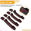 Chevrolet Silverado Carbon Fiber Black Door Handle Cover Trim