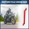 Motorcycle Handlebar Red Motorcycle Cross Bar / 34cm / Mirror Mount