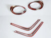 Subaru XV 2018-2020 4 x Fog Lights Set Front Fog Light Cover Round Trim