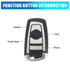 BMW 1 3 5 Series Key Fob Shell Case 4 x Key Buttons