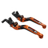 Yamaha TMAX 500 530 560 CNC Orange Extendable Brake Clutch Levers