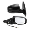 Honda Accord 2013-2017 Manual Folding Gloss Black Right Side Door Mirror