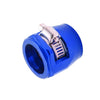 Universal Vehicles 4 x Blue AN6 Fuel Hose Line End Cover Clamp Adapter