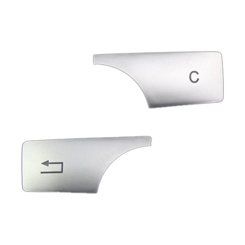 Mercedes Benz C E GLK GLS Class Silver Multimedia Button Covers