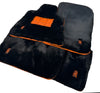Rolls Royce Shadow - Orange Leather Sheepskin Floor Mats