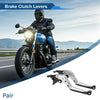 Kawasaki ZX7R 2 x Brake Clutch Levers Silver Tone Black (1989–2003)