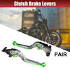 Kawasaki Z250SL 2 x Brake Clutch Levers Titanium Tone Green