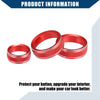 Subaru Impreza (2017-2023) Red 1 Set AC Control Switch Knob Cover