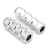 Universal Motorcycle Silver 6mm Foot Peg Gear Shift Brake Lever Toe Peg Pedal