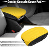 Dodge Charger Black Yellow Center Console Armrest Pad Cover (2015-2022)