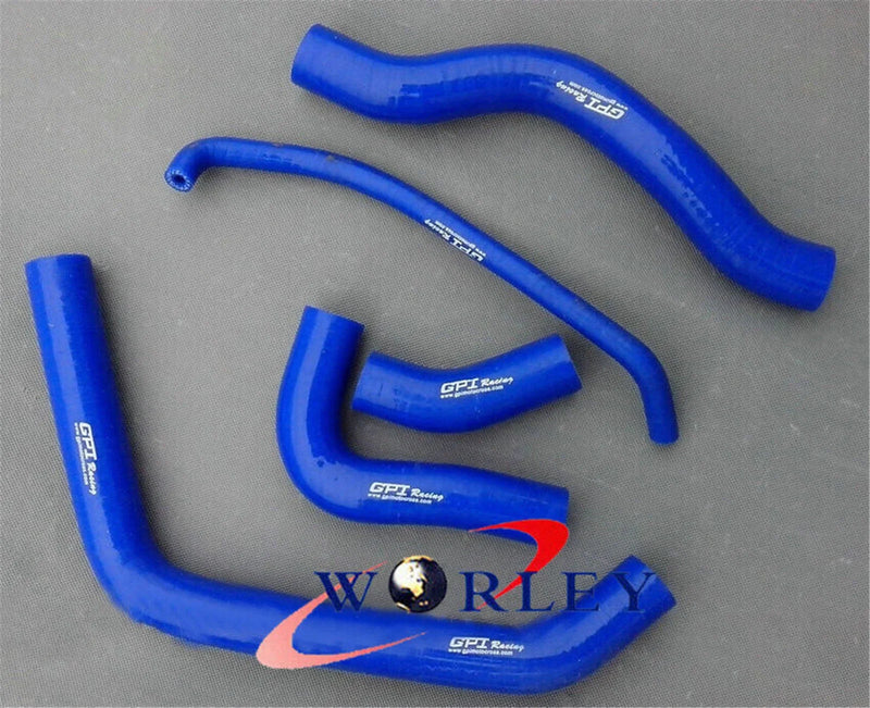 Honda CBR600F3 Blue Silicone Radiator Hose (1995-1998)