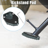 Kawasaki Black Silver Tone 1 Set Aluminum Alloy Kickstand Pad