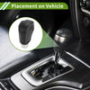 Honda Civic 2016-2021 Pebbled Black Grey Leather Gear Shift Knob Cover