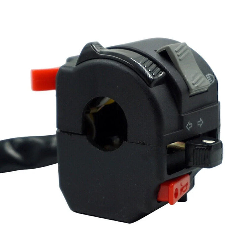 Motorcycle 7/8" Handlebar Horn Button Turn Signal Fog Light Switch