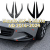 Mazda MX-5 Miata Front Bumper Side Vent Fin C Canards Splitter (2016–2024)