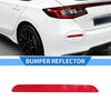 Honda Civic 2022-2023 Red Rear Left Bumper Reflector
