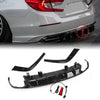 Honda Accord Rear Bumper Diffuser Lip + LED Lights (2018-2022)