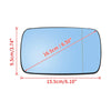 BMW E39 E46 330i 325i 525i Heated Right Side Mirror with Backing Plate (1997-2006)