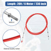 1 Pcs 20ft 236in Marine Throttle Shift Control Box Cable with Clevis Red