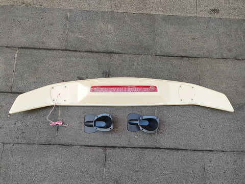 Mazda 6 Sedan with Light Unpainted Rear Trunk Wing Spoiler (2003-2023)