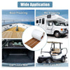 Boat Yacht Marine Brown White 95"x7" EVA Faux Teak Decking Sheet Carpet Mat