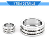Honda Civic (2022) - 4 x Silver Tone AC Media Tune Switch Knob Cover Ring